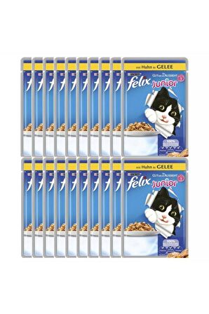 FELİX Junior Tavuklu Yavru Kedi Konservesi 100 gr X 12 Adet