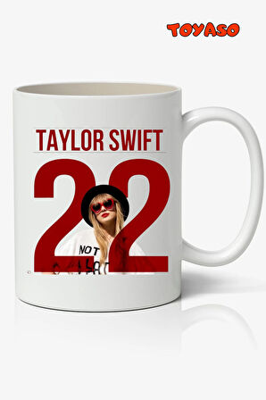 Taylor Swift Temalı Beyaz Kupa Bardak Sevgiliye Arkadaşa Hediye