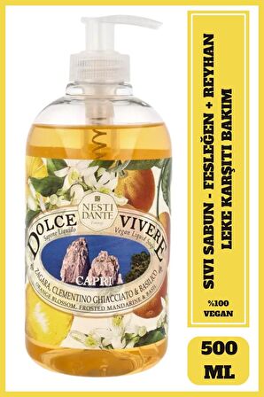 Sıvı Sabun Dolce Vivere Capri Arındırıcı Vegan Bakım 500 ml