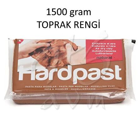 Bisbal Hardpast Doğal Model Kili 1500g Toprak Rengi