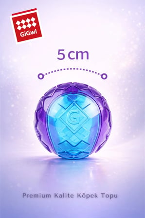 Ball Originals Özel Dokulu & Sesli Köpek Oyun Topu - Tekli Paket - Küçük Irk & Yavru - 5 cm