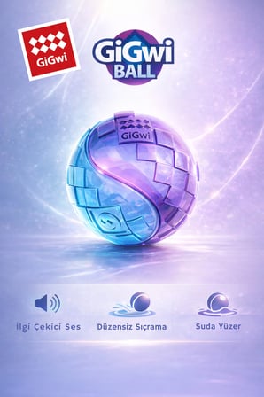 Ball Originals Özel Dokulu & Sesli Köpek Oyun Topu - Tekli Paket - Küçük Irk & Yavru - 5 cm