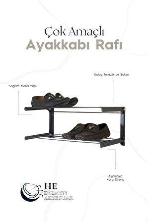 ÇOK AMAÇLI KATLANABİLİR AYAKKABI RAFI