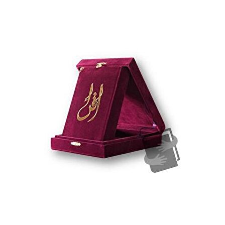 Kuranı Kerim Hafız Boy Kadife Kutulu Mor