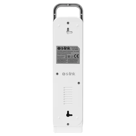 S-Link Sl-3652 Beyaz 40 Smd Ledli 4V 1000Mah Şarjlı Acil Durum Işıldağı Işıldak