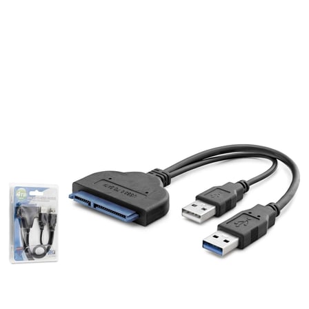 Hadron Hdx7549 Usb3.0 To Sata Çevirici 2.5" Güç Girişli Siyah