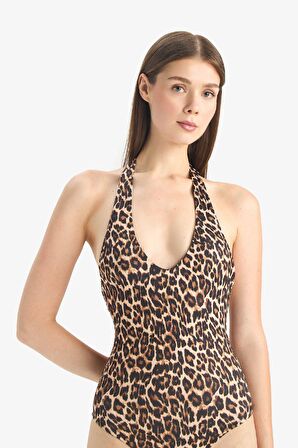 DeFacto Leopar Desenli Mayo-Fall in Love D4048AX25SPBK81