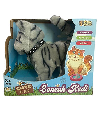 Yürüyen, Sesli Hareketli Sevimli Peluş Kedi - Sweet CAT