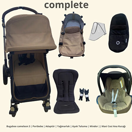 Bugaboo Cameleon 3, Travel Set, 7 in 1 (yenilenmiş, garantili ürünler)