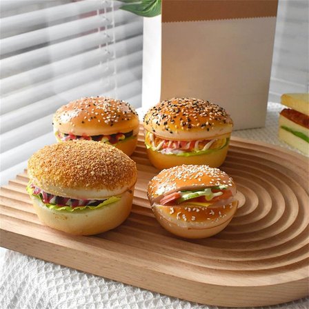 Yapay Burger Tavukburger Yumuşak Dokulu 10cm
