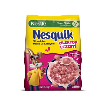 Nesquik Kakaolu Tahıl Gevreği 1200 gr ve Çilektop 310 gr 2 li Paket