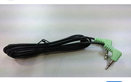 3.5 Jak Stereo Cable -Green plug 2 Metre