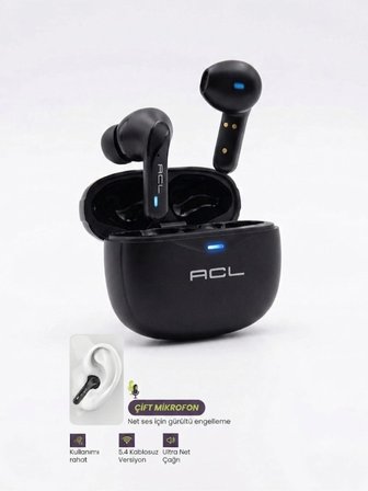 ACB-71 Bluetooth 5.4 Çift Mikrofonlu Kablosuz Kulak İçi Kulaklık (Gürültü Engelleme / HD Görüşme)