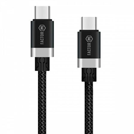   Factor-M Platınum Kablo Type-C To Type-C 2.4A 1.2M 20W