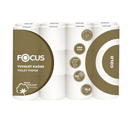 Focus Gold Tuvalet Kağıdı 24x3