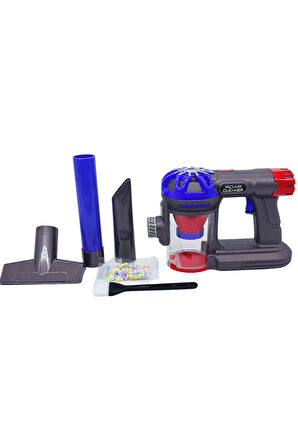 Pasifik Oyuncak Şarjlı Dikey Süpürge | Mini Elektrikli Temizlik Oyuncağı | Evcilik & Temizlik Seti 096-15