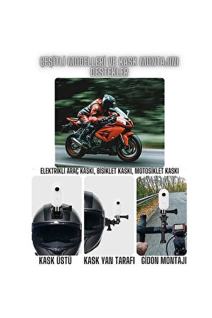 Mini 4k Wıfı Aksiyon Kamerası Vücut Kamerası Giyilebilir Video Kaydedici Hafıza Kartı Dahil