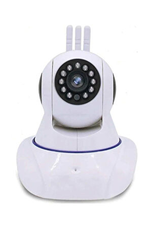 Gece Görüşlü Hd 360 Derece Wifi Ip Kamera Bebek Kamerası