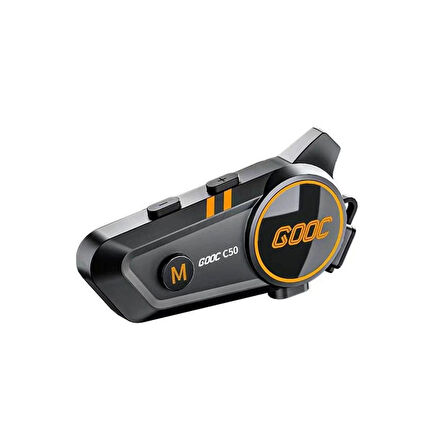 C50 Motosiklet Intercom Kask Kulaklık 1000 Mah Rgb Işıklı Bluetooth Kulaklık Ip67
