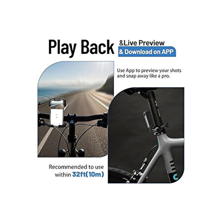 Mini Wıfı Aksiyon Kamerası 1080p Taşınabilir Vücut Kamerası Giyilebilir Video Kaydedici Ipx7 Su Geçirmez