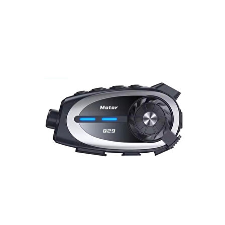 Q29 Motosiklet Kask Bluetooth Kulaklık Eşleşmeli 1080p Kamera Geniş Açı Su Geçirmez Intercom