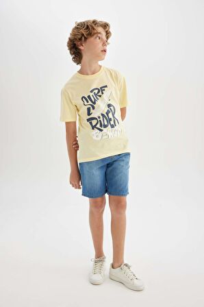 DeFacto Erkek Çocuk Jean Şort B5765A824SMNM28