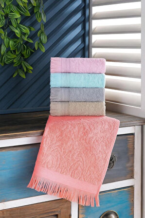Fringe 4'lü 30x50 Cm El Ve Yüz Havlu Seti Mutfak Havlusu