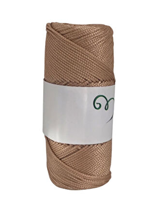 Makrome İpi 3mm Polyester Açık Karamel