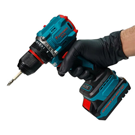 CATPOWER E1010 KÖMÜRSÜZ AKÜLÜ VİDALAMA MATKAP Li-ion (SET) 10 MM 20V 2.0 Ah