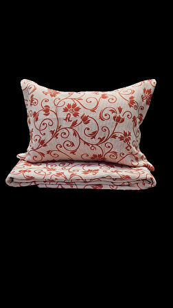 RÜYA TEK KİŞİLİK PİKE YATAK ÖRTÜSÜ SARMAŞIK KİREMİT