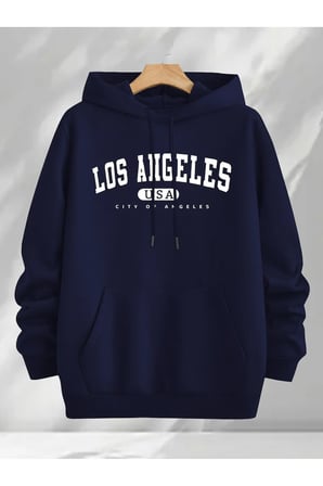 Çok Renkli Baskılı kapuşonlu Sweatshirt 3'lü Fırsat Paketi