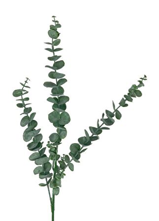 Yapay Çiçek Yeşil Okaliptus 3Dallı Uzun Dal 76cm Eucalyptus