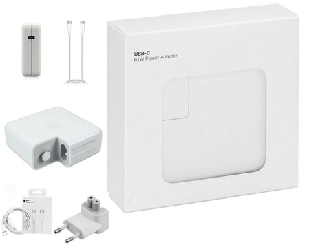 iPhone 17, 17 Pro, 17 Plus, 17 Pro Max Adaptör type-c Usb-c Apple 61w Şarj Cihazı