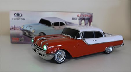 Everton Rt-1954 Turuncu Arabalı Bluetooth Fm-Usb-Tf-Aux Şarjlı Nostaljik Radyo