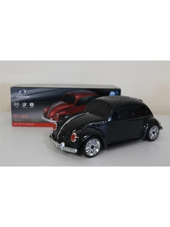 Everton Rt-1939 Siyah Arabalı Bluetooth Fm-Usb-Tf-Aux Şarjlı Nostaljik Radyo