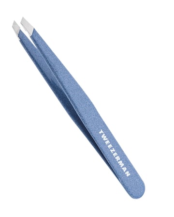 Tweezerman Slant Tweezer Granite Sky Işıltılı Mavi Cımbız
