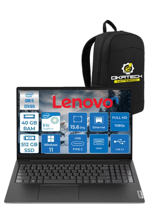 V15 G4 İNTEL i5 -13420H 40 GB RAM 1 TB NVM SSD 15.6 ” FHD WİN11PRO NOTEBOOK + OKATECH ÇANTA