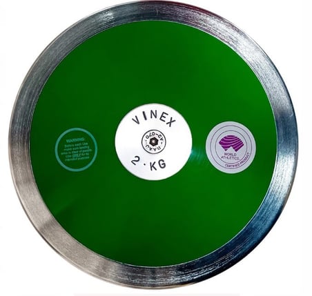 Premium Atletizmci Antrenman Aleti Yarışma DSC-2000 Iaaf Onalı Disk 2 kg (DSG-P20)