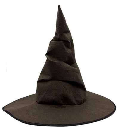 Delux Serisi Okul Partisi Hikaye Aksesuarı Harry Potter Seçmen Şapkası Çocuk Boy