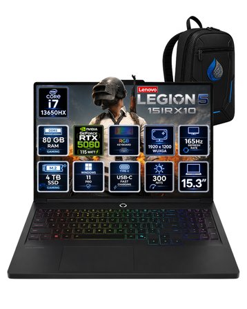 Lenovo Legion 5 Intel Core i7-13650HX 80 GB DDR5 4 TB SSD RTX 5060 8 GB 15.3'' WUXGA IPS 165Hz Windows 11 Pro Oyuncu Dizüstü Bilgisayar 83LY00PYTRRNP28