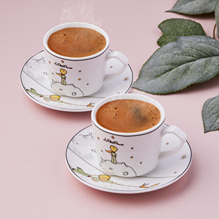 Karaca Küçük Prens 2 Kişilik Kahve Fincanı Takımı 80 ml