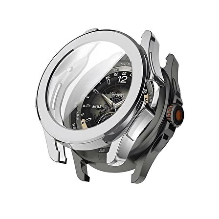 Forzacase Xiaomi Watch S4 ile uyumlu Önü Kapalı Ekran Korumalı Silikon Kılıf - FC010