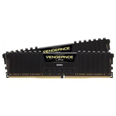 Corsair Vengeance LPX 16GB (2x 8GB) 3200 MHz DDR4 CL16 Dual Kit Ram - Siyah CMK16GX4M2E3200C16