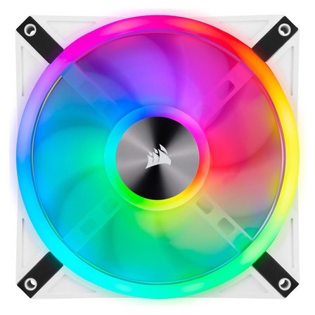 CORSAIR CO-9050106-WW iCUE QL140 RGB 140mm PWM White 140mm Fan (2 li Paket)