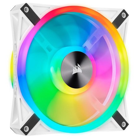 CORSAIR CO-9050106-WW iCUE QL140 RGB 140mm PWM White 140mm Fan (2 li Paket)