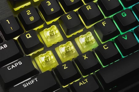 Corsair CH-910D019-TR K60 RGB PRO Cherry Viola Switch Türkçe Mekanik Oyuncu Klavye