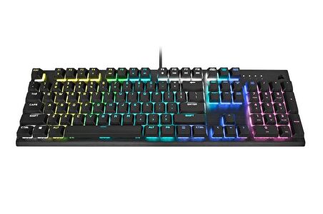 Corsair CH-910D019-TR K60 RGB PRO Cherry Viola Switch Türkçe Mekanik Oyuncu Klavye