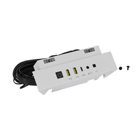 CORRSAIR CC-8900538 iCUE 5000X/5000D/5000D AIRFLOW I/O Panel, White