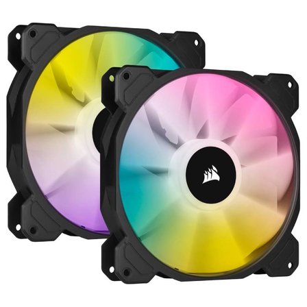 CORSAIR CO-9050111-WW iCUE SP140 ELITE RGB 140mm Fan (2 li Paket-Lightning Node Core Kontrolcü)