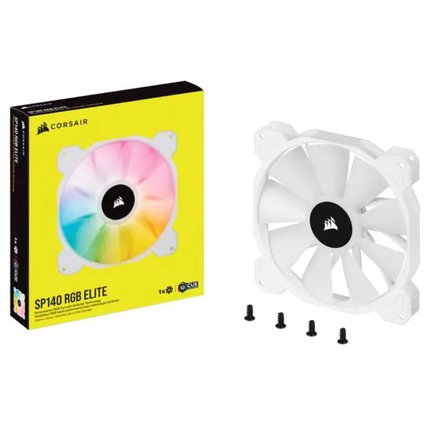 CORSAIR iCUE SP140 ELITE RGB Beyaz 140mm Kasa Fanı CO-9050138-WW